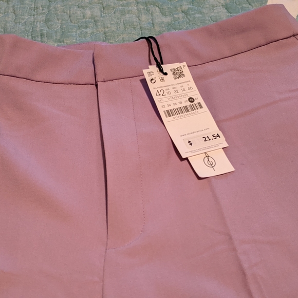 Brand New Stradivarius Trousers, 42, Lavanda. - Picture 2 of 5
